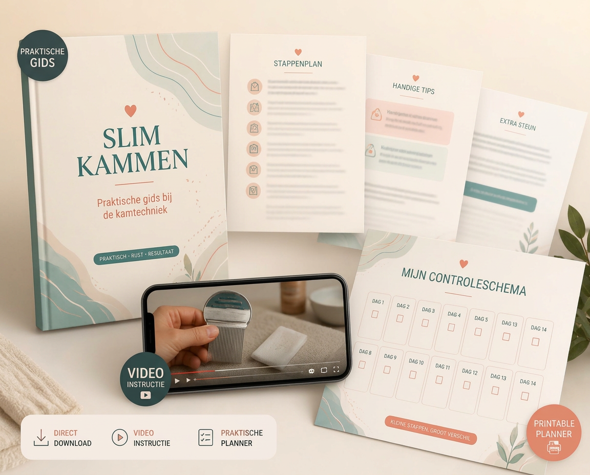 De Slim Kammen-gids, videotutorial en het printbare controleschema